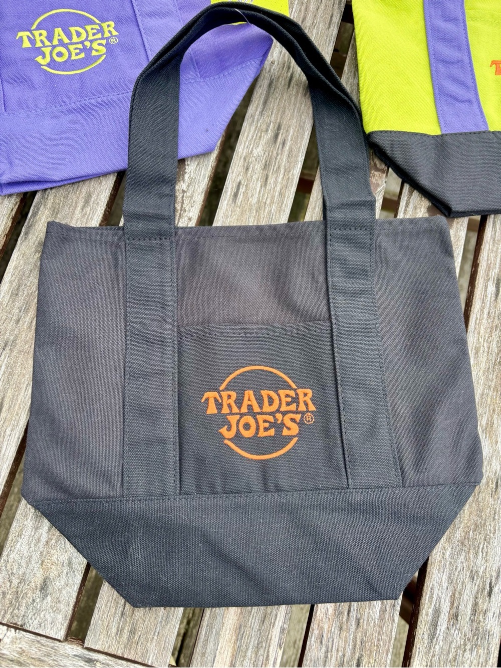 Trader Joe's Halloween Mini Tote - Black
